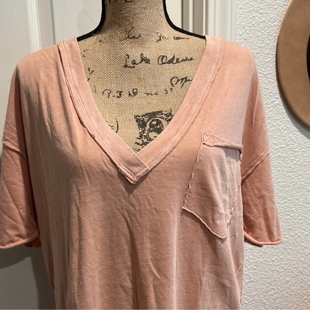 Free People We The Free | Keep Me V-Neck Tee | Small